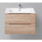 Тумба с раковиной BelBagno Etna 70х45 rovere bianco (ETNA-700-2C-SO-WO-P, BB700ETL)