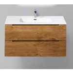 Тумба с раковиной BelBagno Etna 90х45 rovere nature (ETNA-900-2C-SO-RN-P, BB900ETL)