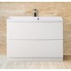 Тумба с раковиной BelBagno Marino 80x45 Bianco lucido (MARINO-800-2C-PIA-BL-P, BB900/450-LV-MR-PR)