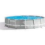 Каркасный бассейн Intex 26724 Prism Frame 457х107см, 14614л, фил.-насос 3785л/ч, лестница, тент, подстилка