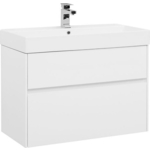 Тумба под раковину Aquanet Бруклин 85 белая (203960)