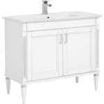 Тумба под раковину Aquanet Селена 105 белая/серебро (201650)