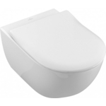 Унитаз подвесной безободковый Villeroy Boch Subway 2.0 CeramicPlus с сиденьем микролифт (5614R2R1)