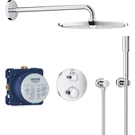 Душевая система Grohe Grohtherm с термостатом и ручным душем, хром (34731000)