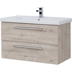Тумба под раковину Dreja Gio 100 с ящиками, дуб кантри (77.0106D)