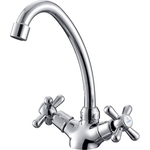 Смеситель для кухни Kaiser Carlson Style жесткая подводка, хром (11133)