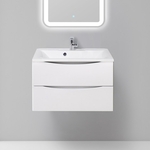 Тумба под раковину BelBagno Marino 75 bianco opaco (MARINO-750-2C-SO-BO-P)