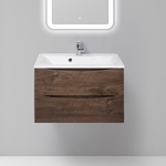 Тумба под раковину BelBagno Marino 75 rovere moro (MARINO-750-2C-SO-RW-P)