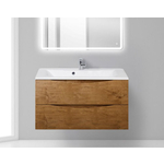 Тумба с раковиной BelBagno Marino 100 rovere nature (MARINO-1000-2C-SO-RN-P, BB1000/445-LV-MR-PR)
