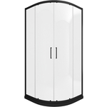 Душевой уголок Bravat Blackline 90x90 прозрачный, черный (BS090.1201B)