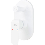 Смеситель для ванны Kaiser Glory White встраиваемый, белый (69277)