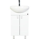 Тумба с раковиной Orange Рио 50 белый (Ri-50TU+RA)