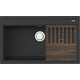 Кухонная мойка Omoikiri Kitagawa 86-LB GB графит (4993794)