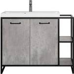 Тумба под раковину Style line Лофт 100 Бетон (ЛС-000010021)