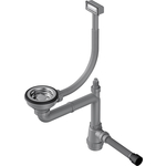 Сифон для кухонной мойки Omoikiri с решеткой D114, с гофрой D50 (WK-1-IN)