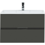 Тумба под раковину Aquanet Алвита 80 серый антрацит (215120)