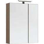 Зеркальный шкаф Aquanet Нью-Йорк 70 орех (203952)