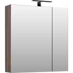 Зеркальный шкаф Aquanet Нью-Йорк 85 орех (203954)
