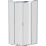 Душевой уголок Am.Pm Gem 90x90 прозрачный, матовое серебро (W90G-401-090WT)