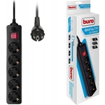 Сетевой фильтр Buro 500SH-3-B 3м (5 розеток) черный