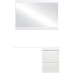 Мебель для ванной Style line Даллас Люкс 48 (110R) подвесная, под стиральную машину, белая