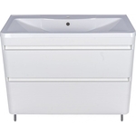 Тумба с раковиной Style line Атлантика Люкс 90 напольная, антискрейч (СС-00002212 + 2000949232850)