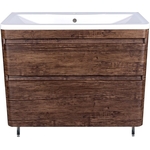 Тумба под раковину Style line Атлантика Люкс 90 напольная, старое дерево (СС-00002211)