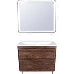 Мебель для ванной Style line Атлантика Люкс 90 напольная, старое дерево