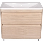 Тумба под раковину Style line Атлантика 90 напольная, ясень перламутр (СС-00002218)