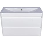 Тумба под раковину Style line Атлантика Люкс 90 подвесная, антискрейч (СС-00002210)