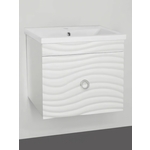 Тумба с раковиной Style line Вероника 60 белая (ЛС-00000727 + S-UM-COM60/1-w)