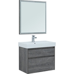 Мебель для ванной Aquanet Nova Lite 75 два ящика, дуб рошелье