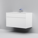 Тумба под раковину Am.Pm Inspire 2.0 100 подвесная, белая матовая (M50AFHX1003WM)