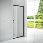 Душевая дверь Cezares Eco BF-1 120x190 прозрачная, черная (ECO-O-BF-1-120-C-NERO)