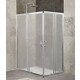 Душевой уголок BelBagno Unique AH-2 100х90 с поддоном, рифленый Punto, хром (UNIQUE-AH-2-100/115-75/90-P-Cr, ЛП00081)