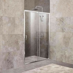 Душевая дверь BelBagno Unique BF-1 120-135x190 прозрачная, хром (UNIQUE-BF-1-120/135-C-Cr)