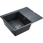 Кухонная мойка Paulmark Weimar черный металлик (PM216550-BLM)