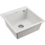 Кухонная мойка Paulmark Praktisch белый (PM105152-WH)