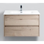 Тумба под раковину BelBagno Kraft 80, Rovere Galifax Bianco (KRAFT-800-2C-SO-RGB)