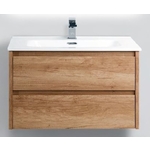 Тумба с раковиной BelBagno Kraft 80, Rovere Nebrasca Nature (KRAFT-800-2C-SO-RNN, BB800ETL)