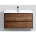 Тумба с раковиной BelBagno Kraft 90, Rovere Tabacco (KRAFT-900-2C-SO-RT, BB900ETL)