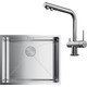 Кухонная мойка и смеситель Omoikiri Taki 54-U/IF IN Nagano нержавеющая сталь (4973046, 4994011)