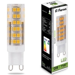 Лампочка светодиодная Feron LB-433 25767 G9 7W 4000K Прямосторонняя Матовая