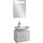 Мебель для ванной Jacob Delafon Escale 60 белый блестящий, 2 ящика