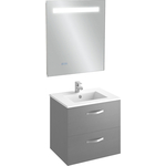 Мебель для ванной Jacob Delafon Ola 60 серый антрацит, 2 ящика