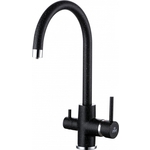 Смеситель для кухни Paulmark Essen под фильтр, черный (Es213211-308)