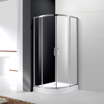 Душевой уголок Cezares Molveno R-2 100x100 прозрачный, хром (MOLVENO-R-2-100-C-Cr-IV)