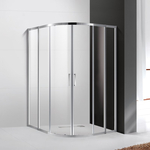 Душевой уголок Cezares Molveno R-22 110x110 прозрачный, хром (MOLVENO-R-22-80+30-C-Cr-IV)