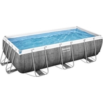 Каркасный бассейн Bestway 56721 BW Power Steel 404х201х100см, 6478л, фил.-насос 2006л/ч, лестница, попл.-дозатор