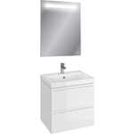 Мебель для ванной Cersanit Moduo 60 два ящика, белая